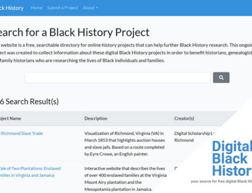 Seton Shields Genealogy Grant #221: Digital Black History