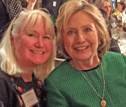Hillary Clinton Megan Smolenyak Irish America Hall of Fame 2015 CU