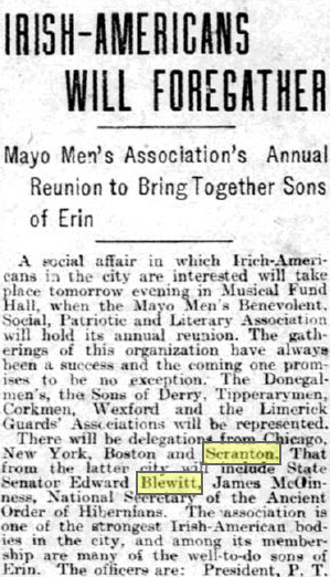 Mayo Men's Association Reunion 1908