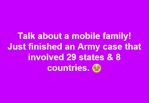 Mobile family Army case