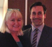 Jon Hamm and Megan Smolenyak